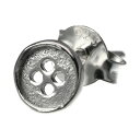 \7/30限定P10倍/Binich(ビニッチ) 【在庫限り】シルバーピアス (bae-0901) シルバー925 アクセサリー メンズ 洋服 ボタン 四つ穴ボ...
