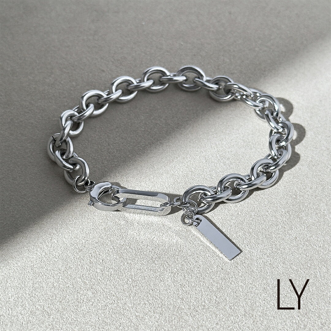 乐天商城 - Binich(ビニッチ) LYシリーズ ブレスレット メンズ 小豆 アズキ チェーン マンテル シンプル ステンレス アクセサリー