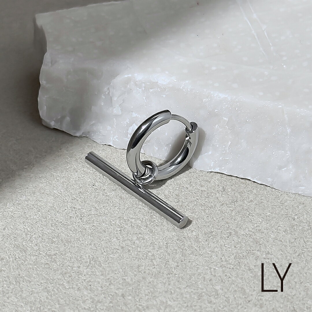 Rakuten - SALE10％OFF！さらに割引クーポン　Binich(ビニッチ) LYシリーズ ピアス メンズ フープピアス リングピアス 輪っか スティック シンプル / (片耳用) ステンレス アクセサリー
