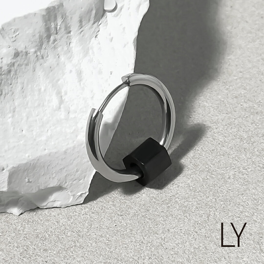 Rakuten - Binich(ビニッチ) LYシリーズ ピアス メンズ フープピアス リングピアス 輪っか シンプル / (片耳用) ステンレス アクセサリー