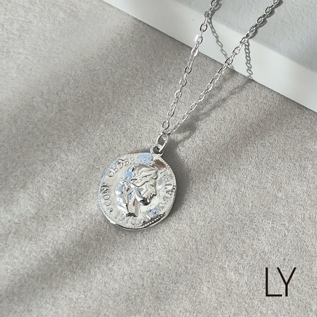 樂天商城 - Binich(ビニッチ) LYシリーズ ネックレス ペンダント メンズ コインネックレス エリザベス サークル 丸 円 シンプル ステンレス アクセサリー