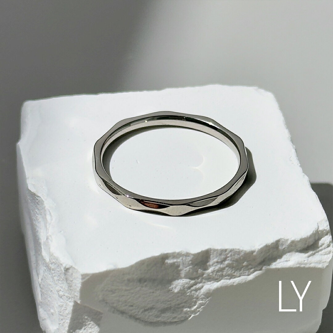 Other - ＼割引クーポン／Binich(ビニッチ) LYシリーズ リング 指輪 メンズ レディース ユニセックス カット シンプル ステンレス アクセサリー
