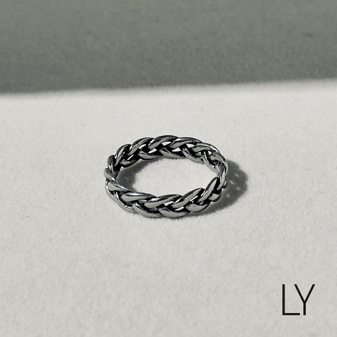 Rakuten - Binich(ビニッチ) LYシリーズ リング 指輪 メンズ レディース ユニセックス 編み込み シンプル ステンレス アクセサリー