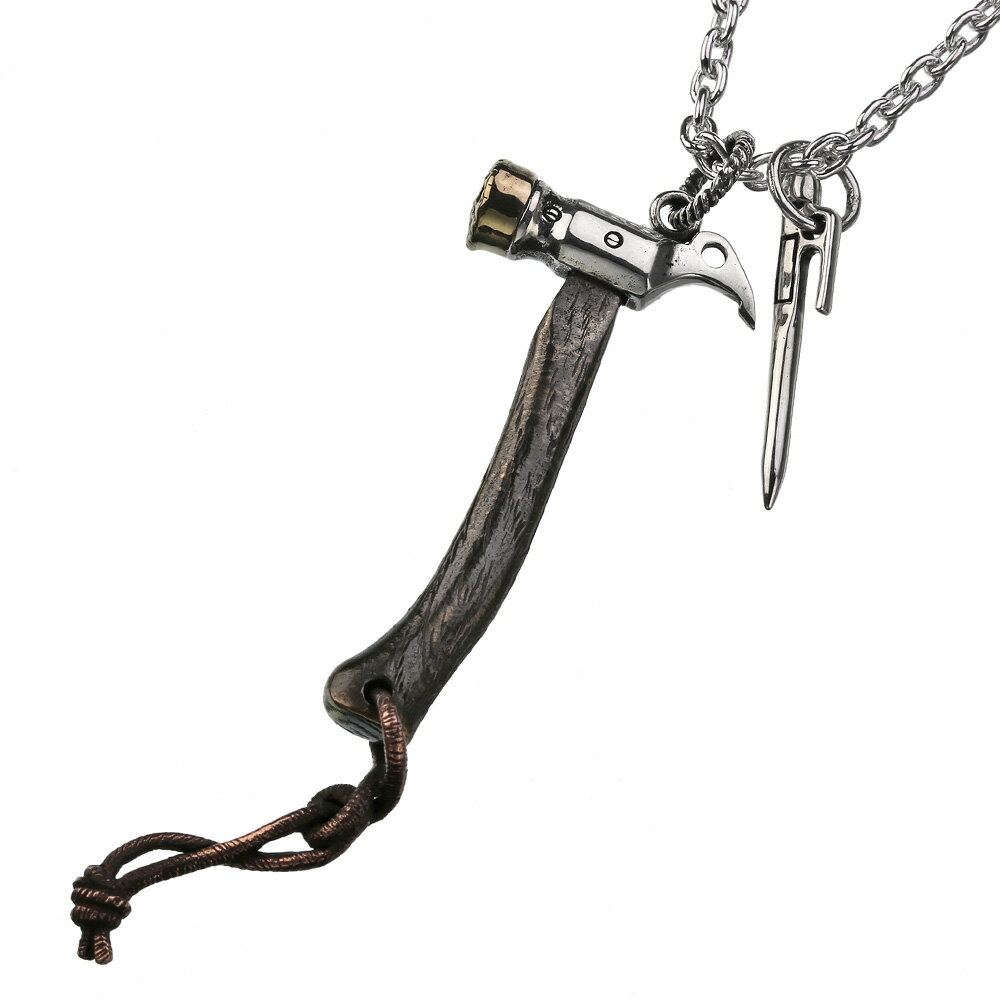 \10%OFFクーポン配布/Binich(ビニッチ) 【在庫限り】ペグ ハンマー & ペグ ペンダント セット (トップのみ) ネックレス メンズ シルバー92...