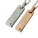 \5/15限定P10倍&割引クーポン/Binich(ビニッチ) 【ペア販売】アルファベットスティックペアペンダント ペアネックレス チェーンセット[ステンレスペ...