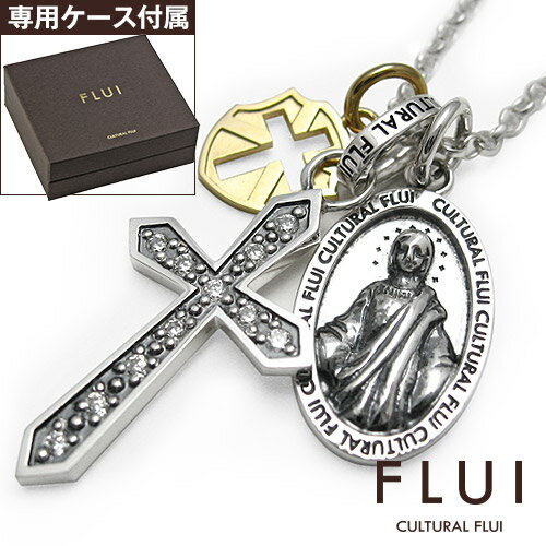 カルトラルフルイ ＼割引クーポン／FLUI(フルイ) ネックレス メンズ ブランド フローレスペンダント シンプル マリアメダイ シルバー925 アクセサリー CULTURAL FLUI カルトラルフルイ [シルバーペンダント]