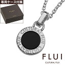 フルイ シルバーアクセサリー メンズ ＼10%OFFクーポン配布／FLUI(フルイ) ネックレス メンズ ブランド ラウンド フレーム オニキス ペンダント シルバー925 アクセサリー シンプル CULTURAL FLUI カルトラルフルイ [シルバーペンダント]