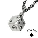 ＼10%OFFクーポン&5/5限定P10倍／LITTLE DICE(リトルダイス) ネックレス メンズ ブランド リトル トランプ ダイス ペンダント シルバー925 アクセサリー サイコロ [シルバーペンダント]