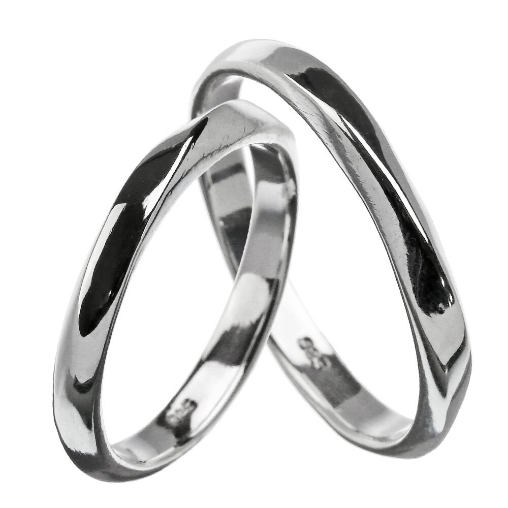 \クーポン配布中/Binich(ビニッチ) 【ペア販売】スモール ツイスト ペアリング 指輪 ペア メンズ レディース リング シルバー925 アクセサリー[シ...