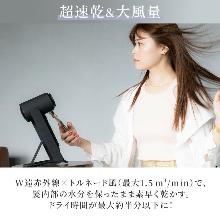 アイビル スケルトンドライヤー イエロー SD-23E01Y 　【AIVIL　ヘアドライヤー　サロンドライヤー　ヘアケア　軽量　風速　風量】