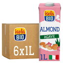 オーガニック アーモンドミルク 1000ml×6本 イソラビオ(isola BIO) 有機【ビオセボン公式】