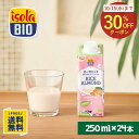 【訳あり30%OFFクーポン】オーガニック ライスミルク アーモンド 250ml×24本 イソラビオ(isola BIO) 有機 植物ミルク【ビオセボン公式】