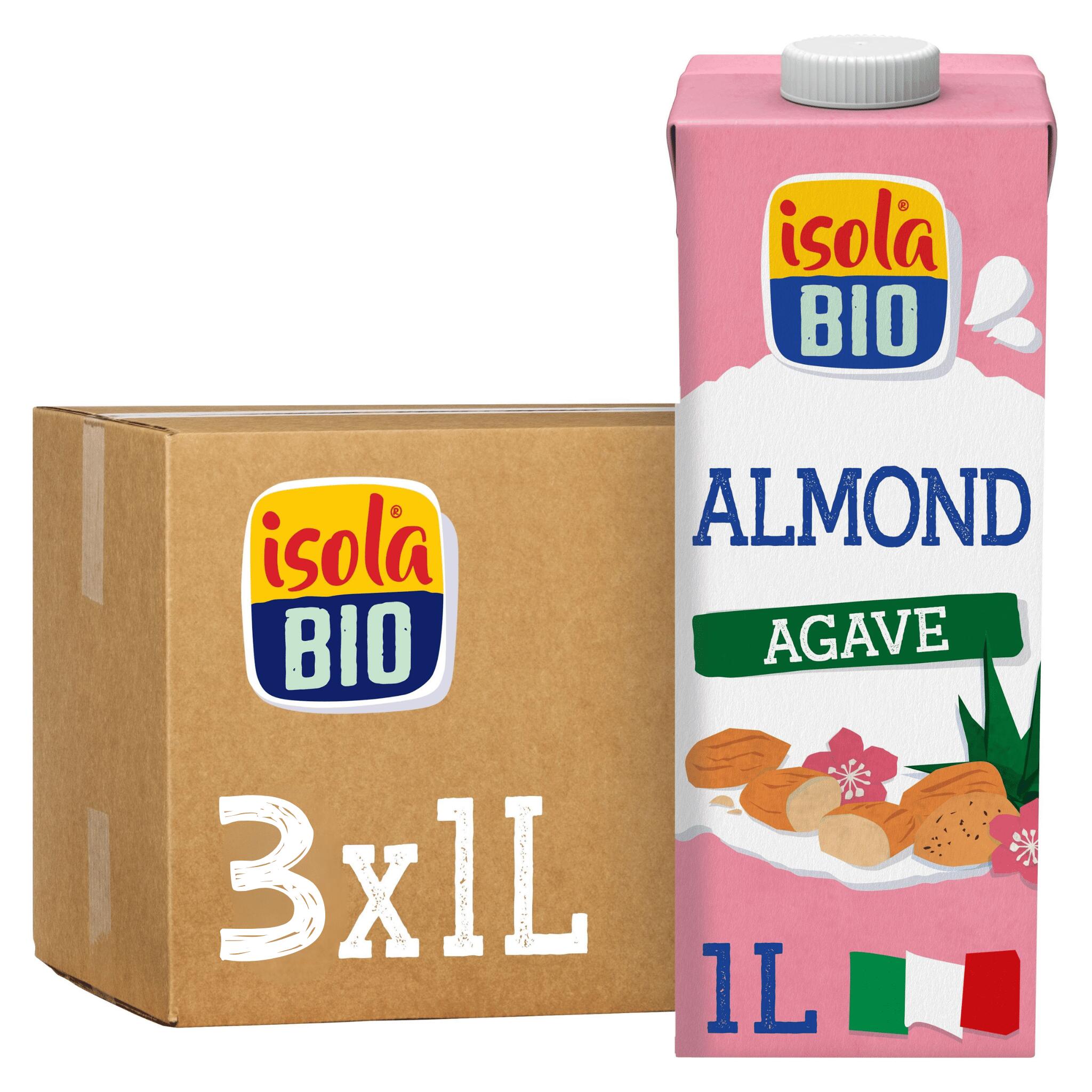 【お試し3本セット】オーガニック アーモンドミルク 1000ml×3本 イソラビオ(isola BIO) 有機【ビオセボン公式】