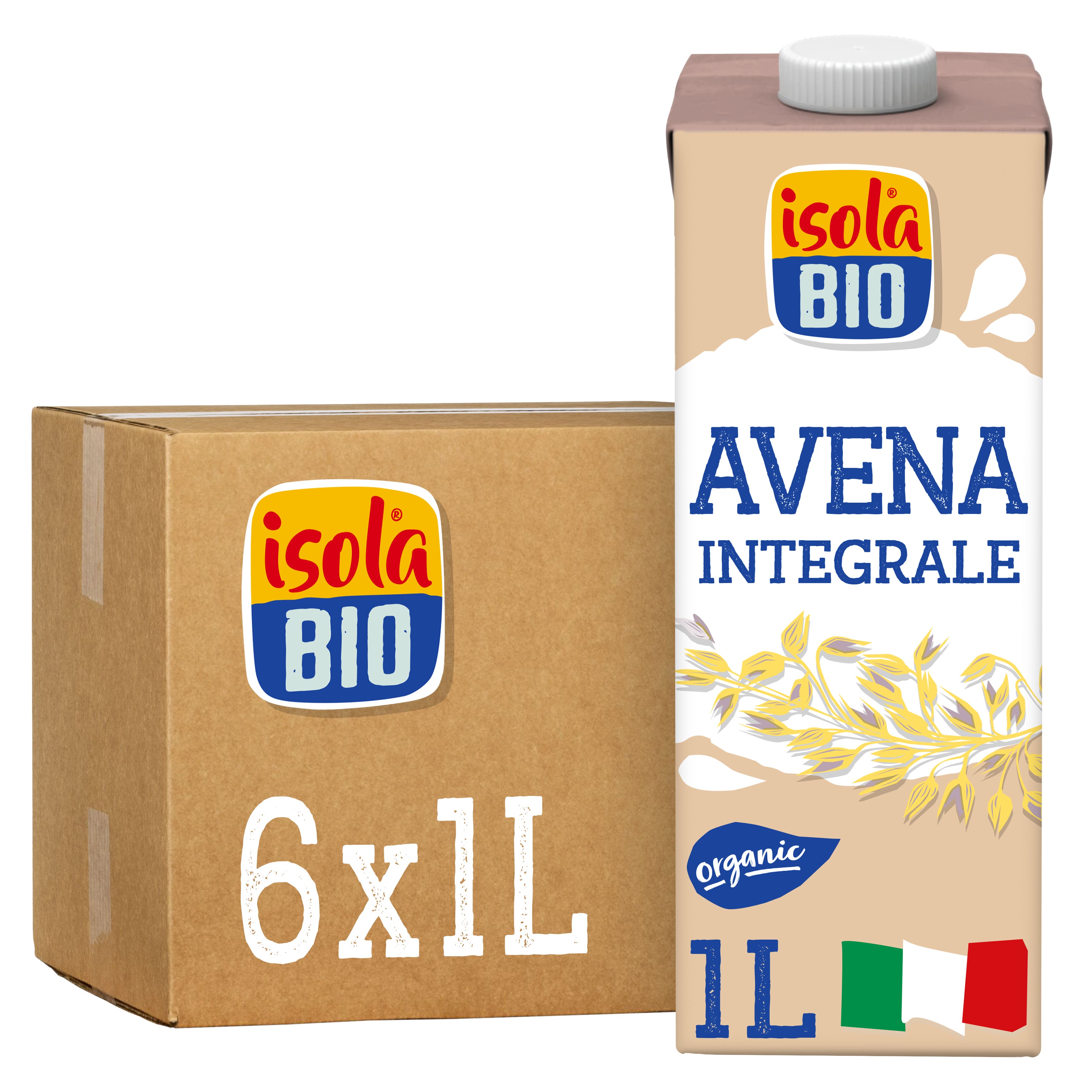 オーガニック 全粒オーツミルク 1000ml×6本 イソラビオ(isola BIO) 【ビオセボン公式】