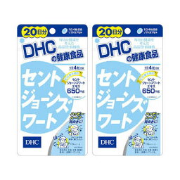 【メール便/送料無料】2袋セットDHC セントジョーンズワート 20日分 80粒入