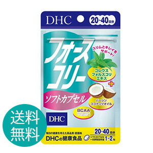 【メール便/送料無料】DHC フォースコリーソフトカプセル20日〜40日分（40粒）