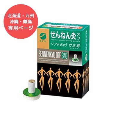 【北海道・九州の方専用ページ】【宅配便/送料無料】せんねん灸オフ ソフトきゅう 竹生島大容量340点