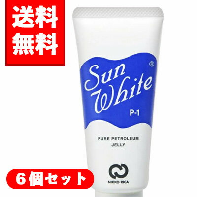 【コ・送料無料】6本セット日興リカ　サンホワイトP-1 50g×6本 m