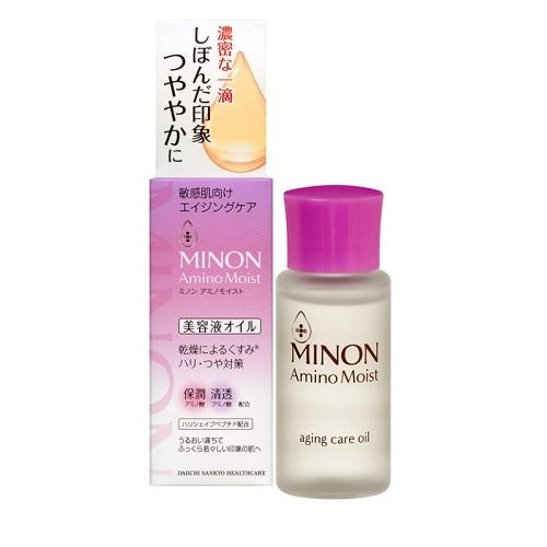 【ネコポス/送料無料】ミノン　アミノモイスト エイジングケア オイル　20ml美容液 乾燥 ハリ 艶肌 保湿 敏感肌