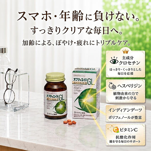 ＜北海道・沖縄・離島の方専用ページ＞お得な4個セット!わかもと製薬 オプティエイドGL 120粒 【栄養機能食品】 bio-fujisawa-10002813 おなかライフ サンプル画像2