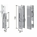 YKK 玄関引き戸 召し合わせ錠 戸先召合せ内外締り錠セット HHJ-0406