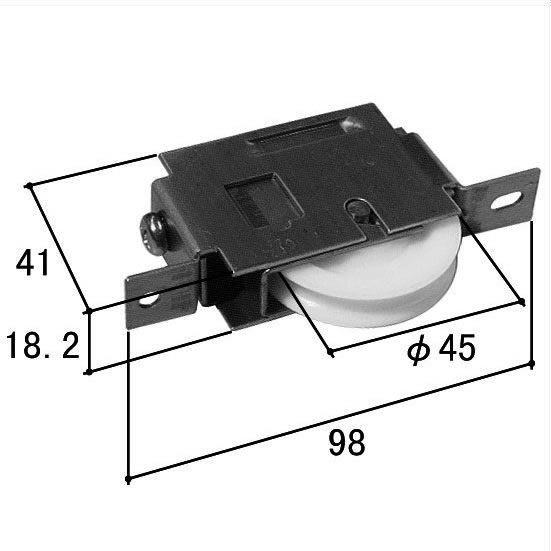 Rakuten - 三協立山アルミ 補修部品 引戸 戸車 1H0501 メール便送料無料 代引き不可