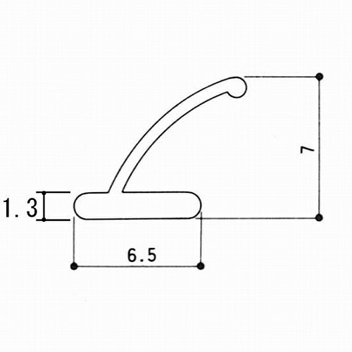 Rakuten - 三協アルミ 補修用部品 気密材 秀峰 3k0603