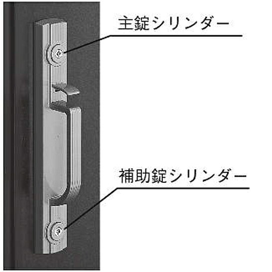 YKK 玄関ドア デュガードノーバ 交換用シリンダー MIWA LZSP TESP HHJ-0129U9