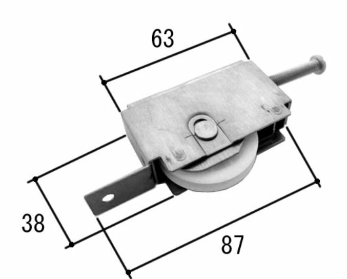 House Building Materials - 三協立山アルミ 引き戸 戸車 補修部品 TS-320710 メール便 送料無料 代引き不可 エクセルシャノンOEM商品