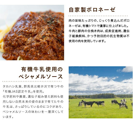 【包み焼きピザ カルツォーネ】「自家製ボロネーゼのラザニア風」天然酵母・有機小麦粉使用カルツオーネ【冷凍便】 biocle-10000785 シナグロ通販サイトビオクル サンプル画像3