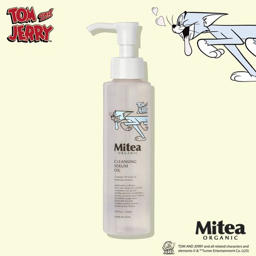 【全品ポイント5倍】 【公式】＜数量限定・トムとジェリー デザイン＞【Mitea ORGANIC】クレンジングセラムオイル （メイク落とし） ミティアオーガニック [ 毛穴 黒ずみ 角栓 ダブル洗顔不要 化粧落とし しっとり マツエクOK トムジェリ ]のサムネイル