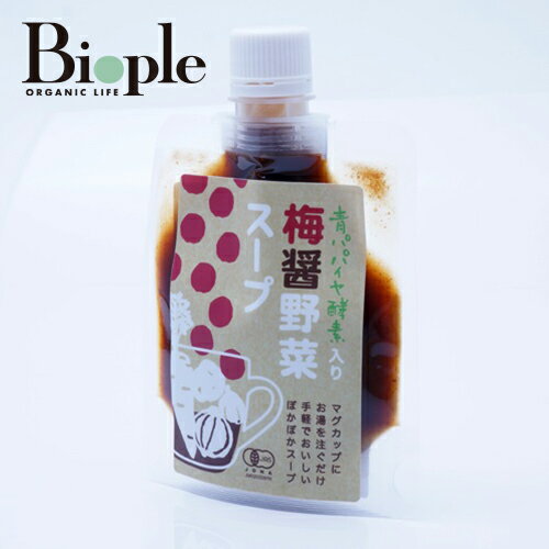 楽天Biople【Bio-Normalizer】 青パパイヤ酵素入り梅醤野菜スープ コスメキッチン バイオ・ノーマライザー | スープ 青パパイヤ酵素 biople サプリ サプリメント カリカ 青パパイヤ 酵素 梅醤 ドリンク 飲みやすい 青パパイヤの酵素 有機 有機青パパイヤ 発酵 JAS認定