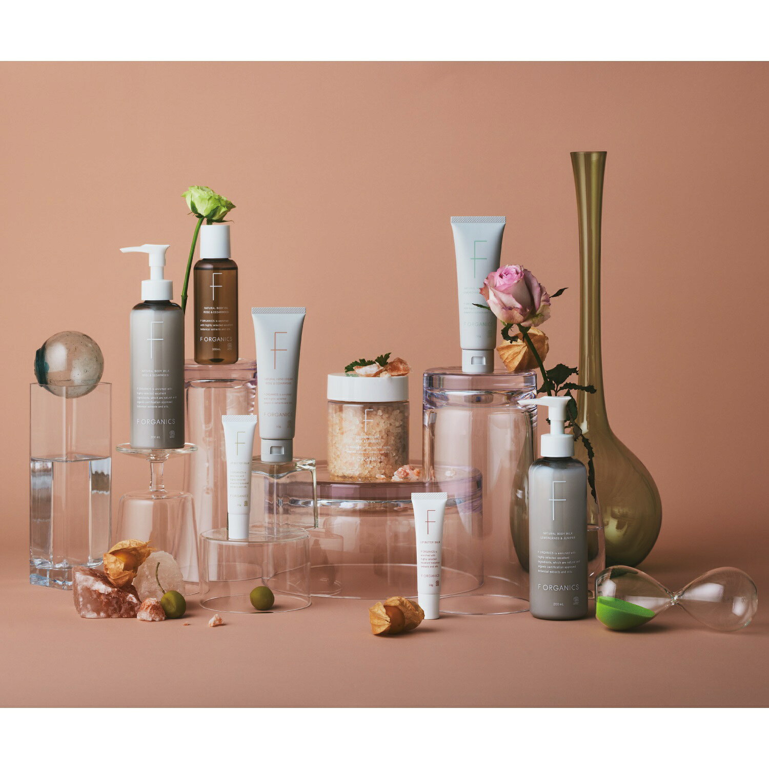 【F ORGANICS】ナチュラルボディミルク N200ml ローズ＆シダーウッド | FORGANICS エッフェオーガニック ボディケア ローズ シダーウッド biople-10006301 Biople サンプル画像3