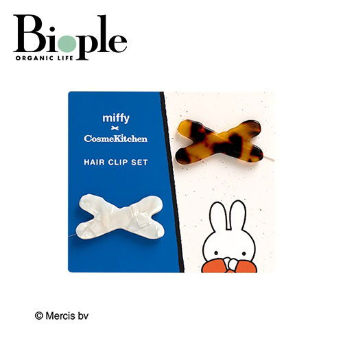 【Cosme Kitchen】<miffy>アセチヘアクリップセット | コスメキッチン ミッフィー ヘアアクセサリー おくち型 ヘアクリップ アセテート バイ...