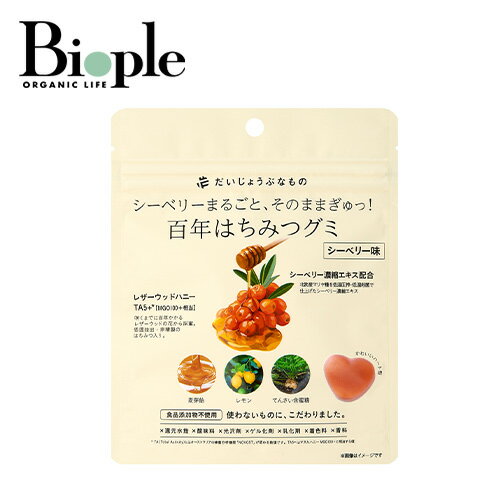 【だいじょうぶなもの】百年はちみつグミ＜シーベリー味＞ | グミ ギル...(4)