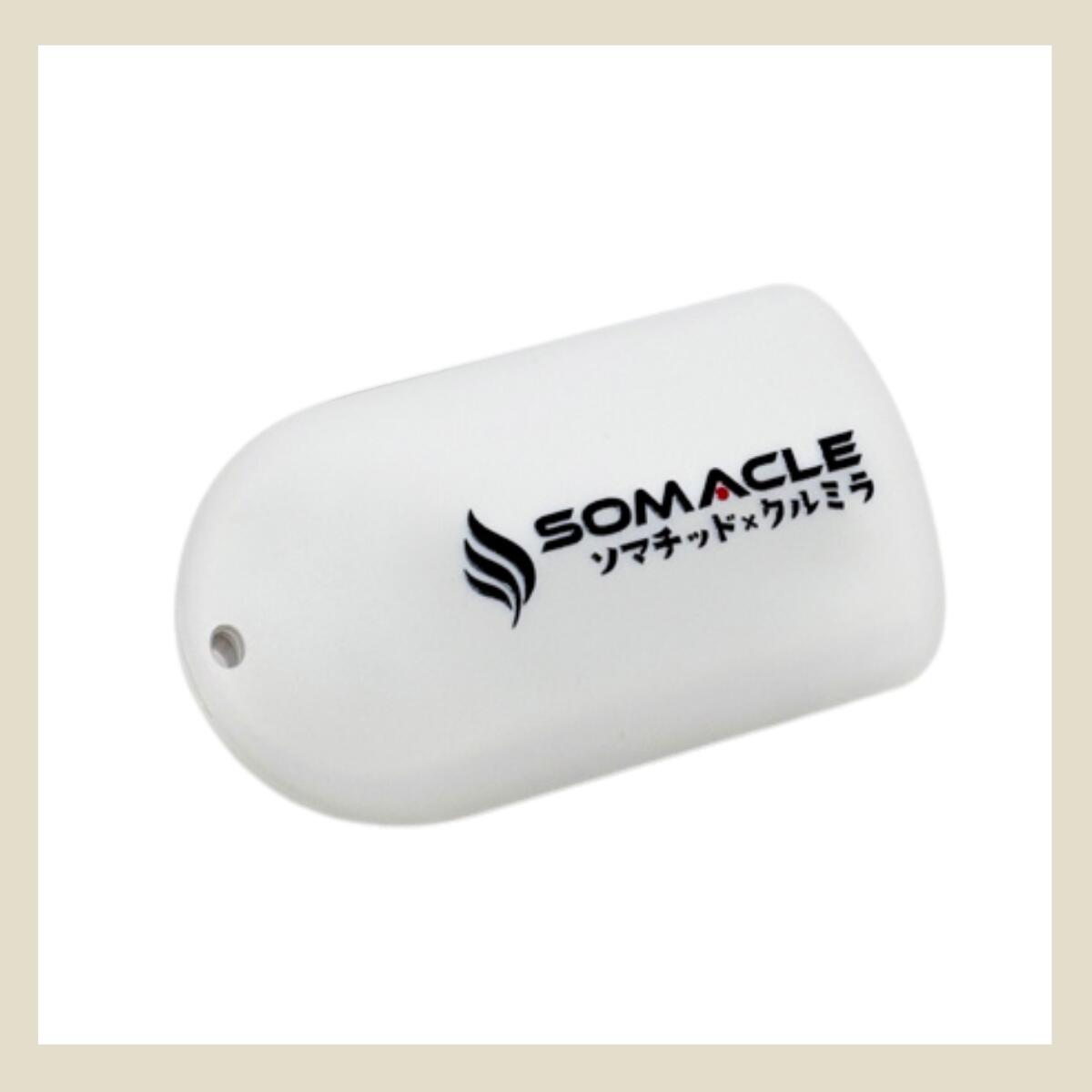 【正規取扱店】SOMACLE ソマクル 85mm×40mm 磁気ネックレス ホワイト
