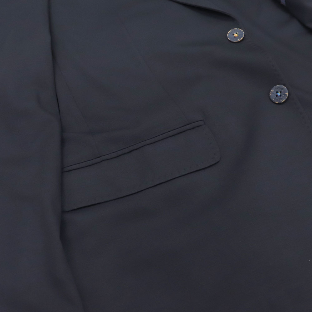 Orazio ≪オラツィオ≫ イタリアブランド ストレッチ セットアップ アンコン リラックススーツ メンズ　春夏 カジュアルスーツ スリムテーパードパンツ ≪ネイビー 紺 無地 ジャケット＆パンツ 大きいサイズも≫ 【送料無料】95000SRK