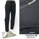 CROSSLEY クロスリー イタリア製 コーデュロイ イージーパンツ メンズ 秋冬 シャーリングパンツ カジュアルパンツ イタリアブランド ≪ブラック 黒 グレー 国内正規品≫【送料無料】27000KGN
