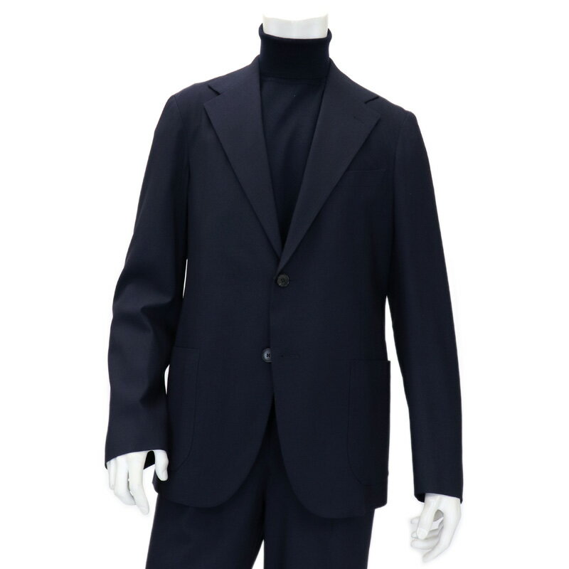 SartoriaPisthes by I.J.I unit カジュアルスーツ おしゃれ アンコンイタリアンテーラード ストレッチ セットアップスーツ メンズ 秋冬 春 ≪シングルスーツ テーラードジャケット ツープリーツパンツ 紺無地 ネイビースーツ 上下セット≫【送料無料】63000-TR