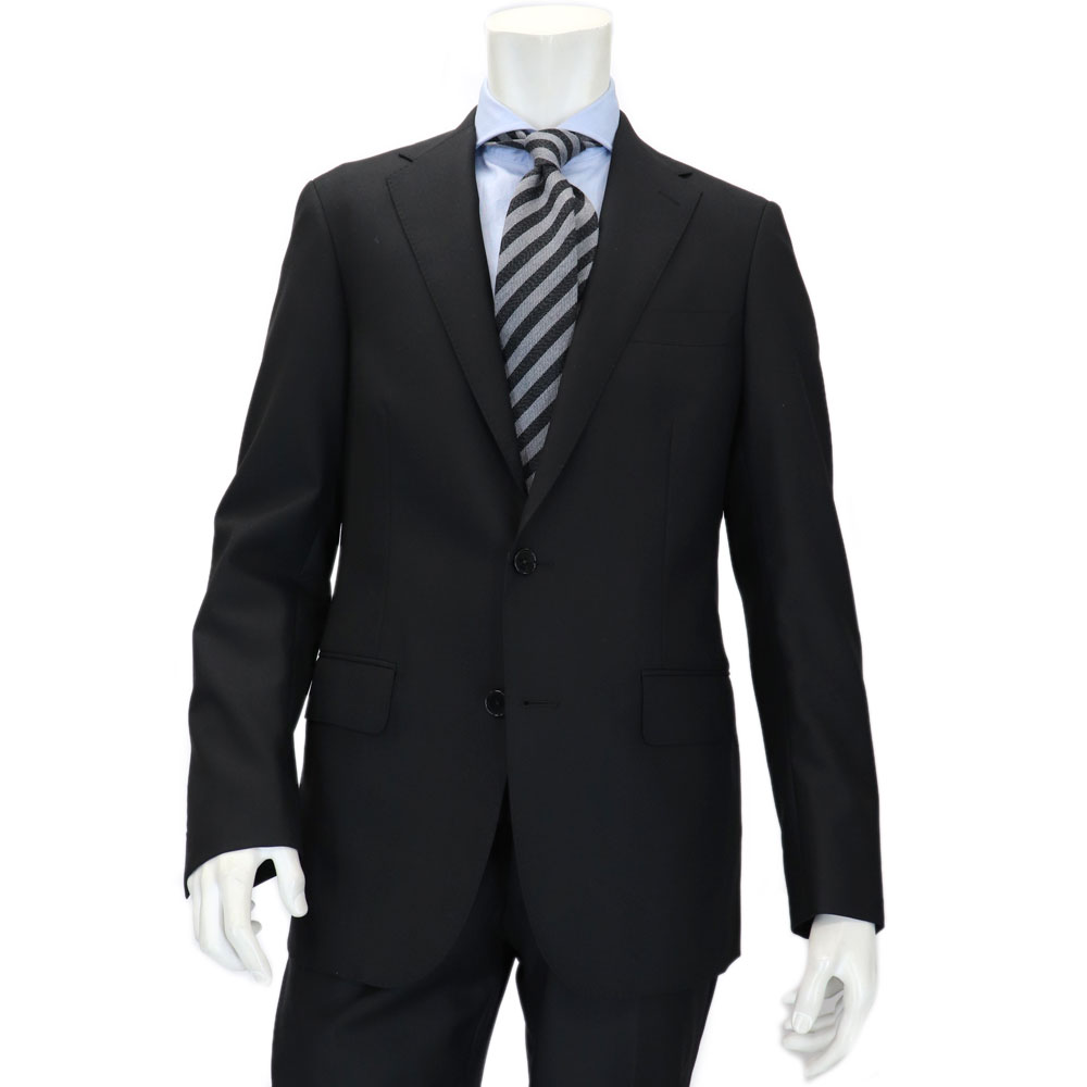 SartoriaPisthes ≪サルトリアピステス≫ by I.J.I unit イタリアンテーラードスーツ メンズ 秋冬 Supere80’sウール スタイリッシュ2ボタンスーツ ≪LIPARI≫ シングルスーツ ビジネス おしゃれ スーツ ミッドナイトネイビー 黒紺無地【送料無料】79000TBO