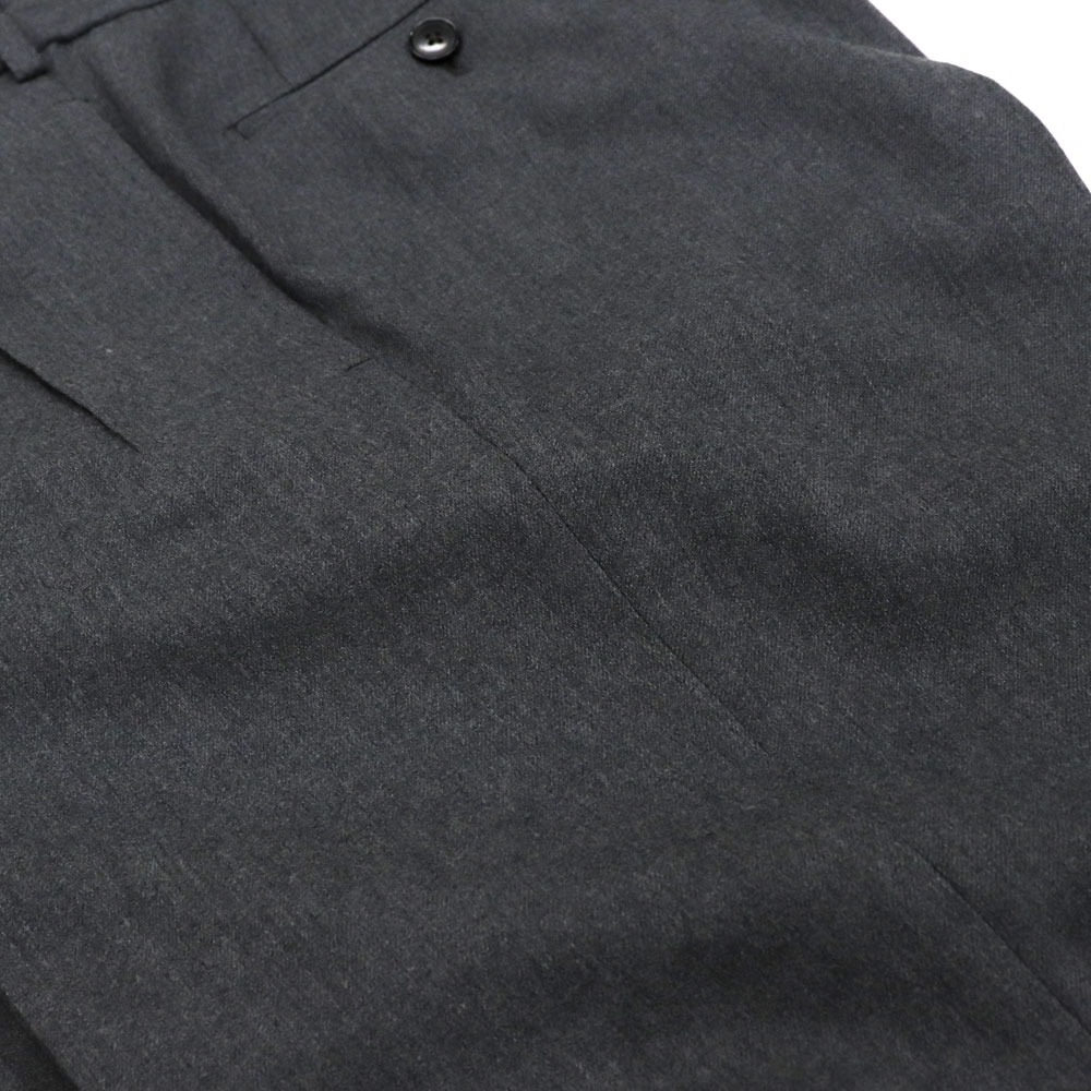 SartoriaPisthesドメスティックブランドインプリーツツータックパンツツープリーツ2タック≪ウールスラックスドレスパンツビジネススラックスビジネスパンツウールパンツグレー秋冬≫【送料無料】25000BK