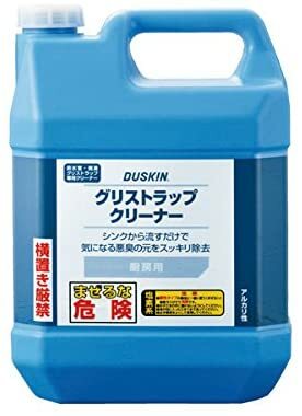 全国送料無料 ダスキン グリストラップクリーナー 4L ポンプなし 厨房用 DUSKIN グリース 清掃 悪臭 除菌 消臭 抗菌 グリスト 排水管