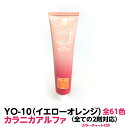 ヘアカラー おしゃれ染 　 カラニカアルファ YO-10イエローオレンジ120g 大容量 1剤 業務用全ての2剤にも対応できます絵の具感覚で使える簡単ヘアーカラーです理容室 美容室で人気