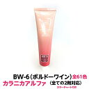 ヘアカラー おしゃれ染 　 カラニカアルファ BW-6 ボルドーワイン 120g 大容量 1剤 業務用全ての2剤にも対応できます絵の具感覚で使える簡単ヘアーカラーです理容室 美容室で人気