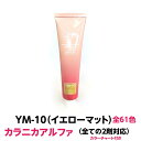 ヘアカラー おしゃれ染 カラニカアルファ YM-10 イエローマット 120g 大容量 1剤 業務用全ての2剤にも対応できます絵の具感覚で使える簡単ヘアーカラーです理容室 美容室で人気