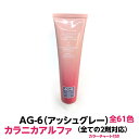 ヘアカラー おしゃれ染 カラニカアルファ AG-6 アッシュグレー 120g 大容量 1剤 業務用全ての2剤にも対応できます絵の具感覚で使える簡単ヘアーカラーです理容室 美容室で人気