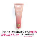 ヘアカラー おしゃれ染 　 カラニカアルファ CO-11 キャメルオレンジ 120g 大容量 1剤 業務用全ての2剤にも対応できます絵の具感覚で使える簡単ヘアーカラーです理容室 美容室で人気