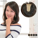 アクアドール 総手植え人毛100%6分ウィッグ リアルスキン ナチュラルストレート ahp021 (送料無料) トップピース ウイッグ 白髪かくし ボリュームア...