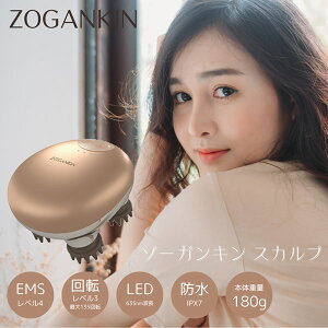 【おまけ付き】ゾーガンキンスカルプ (送料無料) スカルプケア 頭皮ケア 洗浄 ゾーガンキン エステ EMS 全身 トリートメント 表情筋 フォトフェイシャルRED LED 頭皮 側頭筋 コンパクト