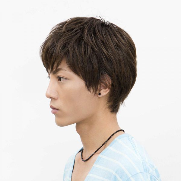 【おまけ付き】ラパンドアール オム 3477 セニングショート(ローライトブラウン) (送料無料) HOMME フルウィッグ コスプレ ウィック ウイッグ メンズ